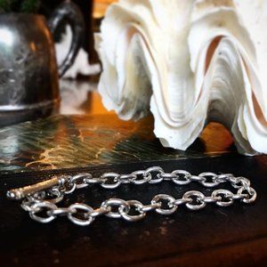 Silver Standard Cable Link Bracelet